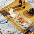 thumbnail image 1 of Fiudx Tabla de Comedor Plegable, Juego de Plástico Ligero y Portátil, Resistente y Sin Olores, Diseño de Grafiti Único, Ideal para Acampar Al Aire Libre, Práctica para Preparar Comidas, Colección de, 1 of 6