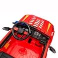 thumbnail image 5 of 24 Volt Ride on Toys w/ Remote, 2 Seater Kids Electric Cars for Girl Boy, 4 Wheeler Fire Truck Vehicle, Music, Red, 5 of 8