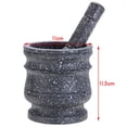 thumbnail image 5 of 3X Pattern Pestle Set Stone Herb Spice Grinder Solid Grinder Cooking Set, 5 of 5