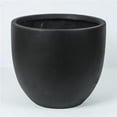 thumbnail image 1 of Jardinière Ronde de Luxe à Finition Noire (Moyenne), 1 of 1