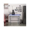 thumbnail image 1 of 36" Pet Table for Large Dogs Adjustable Height Portable Trimming Table Drying Table w/Arm/ Heavy Duty Pet Professional Dog, 1 of 5