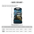 thumbnail image 4 of Naloa Starry Sky Colorful Crocodile Basketball Jersey Reversible Men's Mesh Athletic Sports Shirts Training Practice S-4XLLarge, 4 of 6