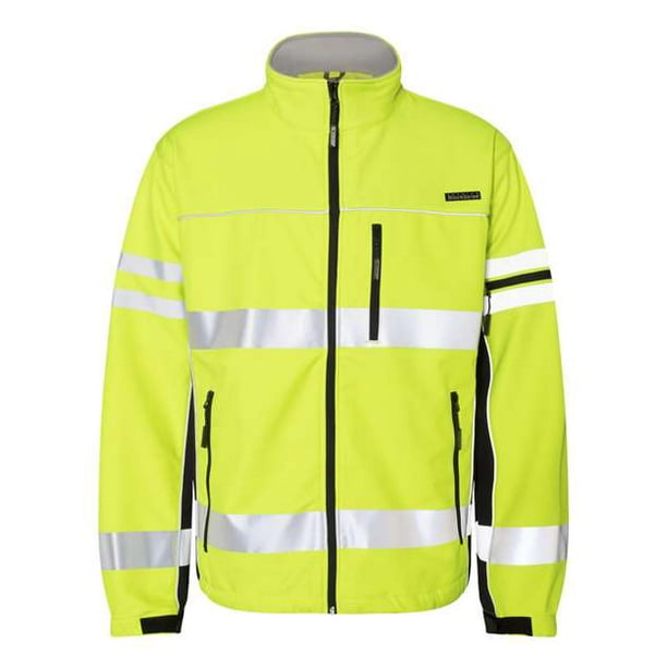 ML Kishigo Premium Black Series - Chaqueta blanda de alta visibilidad para hombre, clase 3 ML Kishigo JS137-138