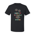 thumbnail image 2 of Wild Bobby, Keep Calm And Blame The Dog Dog Lover Men's Graphic T-Shirt, Black, Small, 2 of 3