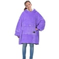 thumbnail image 7 of Catalonia Blanket Hoodie for Kids, Oversized Wearable Sherpa Sweatshirt Pullover for 7-16 yr Teens Youth, Kids Gift Idea, 7 of 7