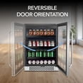 thumbnail image 2 of Whynter 24 inch Built-In 140 Can Undercounter Stainless Steel Beverage Refrigerator, Carbon Filter, Reversible Door, 2 of 13