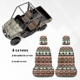 thumbnail image 5 of KUIFORTI Aztec Tribe UTV Seat Covers Seats Cover for UTV Compatible with Yamaha Rhino 700 660 450 2004-2021 Comfortable All-Season Protection Outdoor Seat Cover Set, 5 of 7
