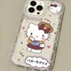 thumbnail image 3 of Funda de teléfono transparente con dibujos animados de Hello Kitty, carcasa de silicona a prueba de golpes para iPhone 15, 14, 13, 12, 11 Pro Max, XR, XS, X, 8, 7, 6, 6S Plus, SE 2020, 3 of 5