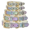thumbnail image 3 of Beirui Soft PU Leather Dog Collar Personalised Name Tag with Alloy Buckle, 3 of 14