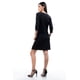 thumbnail image 3 of Vestido Roman Fashion Juvenil 18166 Negro Manga 3/4 G, 3 of 5