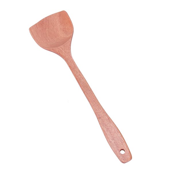 Espátula de madera antiadherente para cocinar con mango largo, espátula de madera para cocina casera