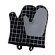 thumbnail image 1 of Guantes de cocina de silicona antideslizantes y fáciles de usar. negro, 1 of 9