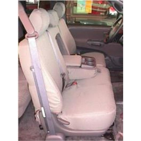 TD4 2005-2006 Toyota Tundra Access Cab Exact Fit Seat Covers in Gray Velour
