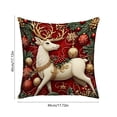 thumbnail image 5 of KFUIRDE Christmas-Printed Cushion Cover 18x18in, 3D Printed Sofa Pillow with Festive Christmas Theme, Decorative Cushion Case for Couch Living Room, Xmas Holiday Home Decor F, 5 of 5
