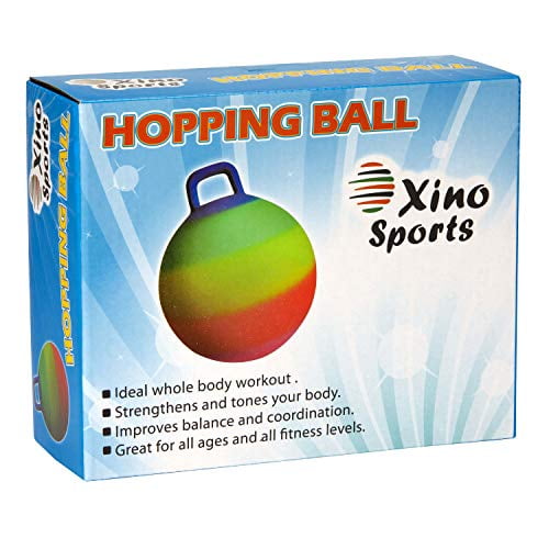 Inflatable Hopping Jumping Ball Bouncer Hopper Handle Kids Outdoor FunBeachTo Sx 