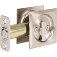 thumbnail image 2 of Contemporary Square Pocket Door Lock, Privacy (Bed/Bath) Latch, 2-3/4" Backset, RCL, Satin Nickel by Stone Harbor Hardware, 2 of 3