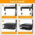 thumbnail image 3 of Griddle Caddy For 28" & 36" Blackstone Grills, Space Saving Storage With Magnetic Tool Holder & J-Hooks, Heavy-Duty Steel Frame For Outdoor Cooking Enthusiasts, 3 of 7