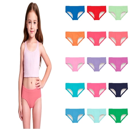 DGMIOCS Girls Swim Bikini Bottoms with Fully Lined UPF 50+ Sun Protection Swimsuit Soft Quick-Dry for Beach Pool Size: 4-5 Years Pink2