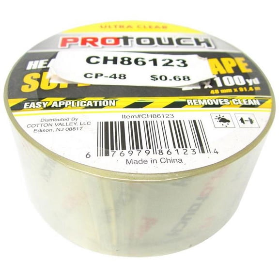 DDI 2316247 2 in. x 100 Yard Super Clear Tape - Case of 48