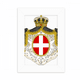 thumbnail image 1 of Marco de fotos Unbranded emblema nacional Dinamarca símbolo Blanco 5x7 pulgadas, 1 of 4