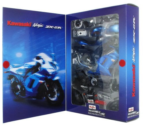 1:12 Scale Motorcycle Model Kawasaki Ninja ZX-6R Moto Bike Metal Model By Maisto 
