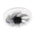 thumbnail image 1 of TISHITA Ceiling Fan with Light Adjustable Light Dia 12" for Home Dining Room Bedroom White, 1 of 8