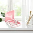 thumbnail image 6 of Denture Cup Retainer Case, Cute Night Mouth Guard Box Holder Storage Soak Container with Strainer Basket for Travel Cleaning, 6 of 10