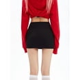 thumbnail image 5 of Black Mini Skirt Women Summer Y2K Aesthetic Elastic High Waist Shorts Slim A Line Skirt Fashion Casual Streetwear Kawaii-Black-M, 5 of 7
