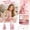 Pink, variant on Dreamy Beaded Christmas Tree DIY Kit, Complete and Practical Handmade Ornament Making Set for The Holiday Season