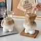 thumbnail image 5 of Yuarrent Bonita taza versátil de miel, vaso de osito de peluche, transparente, fácil de usar, de vidrio, multiusos, para café, jugo, leche y Juegos de servir café y té, 5 of 6