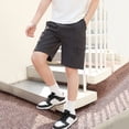 thumbnail image 5 of Boys Elastic‑Waist Ice‑Silk Multi‑Pocket Cargo Summer Shorts for Kids 5‑16Y, 5 of 6