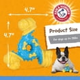 thumbnail image 3 of Juguete Dental para Perro Arm & Hammer Sabor Crema de Cacahuate TriBone Nubbies para Masticadores Mo, 3 of 8