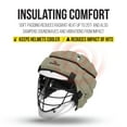 thumbnail image 5 of Guardian Cap - Soft-Shell Helmet Cover for Football and Lacrosse - Reduces Impact and Protects Helmets - One Size Fits All for Youth, High School, and College Programs - Vegas Gold, 5 of 7