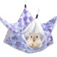 thumbnail image 3 of Hamaca de jaula para mascotas pequeñas, cama de hamaca planeadora de doble capa, hamaca colgante de jaula de forro polar cálido, cama oscilante para mascotas para ardilla, hámster, rata, jug, 3 of 5