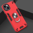 thumbnail image 5 of Case for iPhone 14 Plus with Built-in 360° Rotating Ring Kickstand Cover, Military-Grade Drop Protection Phone Case, Back Case for iPhone 14 Plus (6.7 inch), Red, 5 of 9