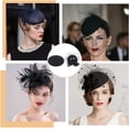 thumbnail image 6 of Round Fascinator Hat Base Sinamay Base Derby Cloth Women Sinamay Hat Base, 6 of 9