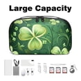 thumbnail image 3 of Saint Patrick's Day Waterproof Oxford Cloth PC Case Travel Organizer Charge Cord Storage Box, 5.9x9.44x3.14 in, Black, 3 of 6