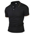 thumbnail image 5 of Afdoent Golf Polo Shirts For Men Summer Fashion Business Casual Polo Shirt Lapel Short Sleeve Top Classic Sport Shirts, 5 of 6
