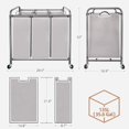thumbnail image 3 of Clasificador de ropa Storage Maniac de 3 secciones con 3 bolsas extraíbles, 3 of 7