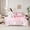 Pink C, variant on jejeloiu Bowtie Monogrammed A Twin Bedding Sets 7-Piece,Cute Girls Bowknot Bedding Comforter Set,Silver Diamond Sheet Sets For Child,Microfiber Room Decorative Reversible