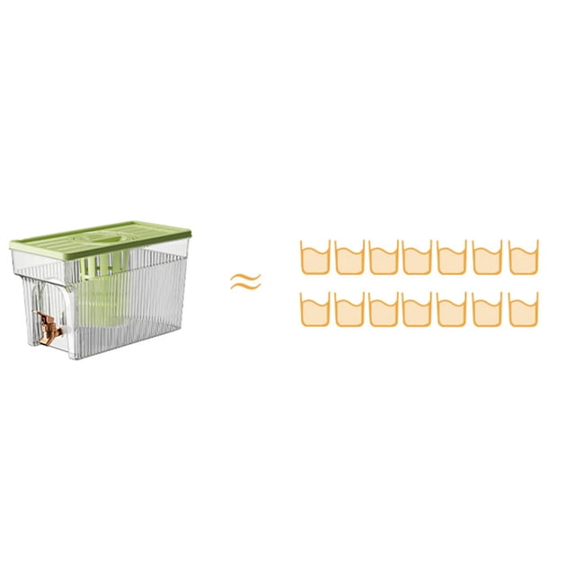 Hervidor Frío para Refrigerador Jadeshay Dispensador de Bebidas de Alta Capacidad con Filtro de Grifo PET