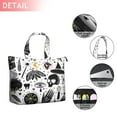 thumbnail image 2 of Black Halloween Witchcraft Elements Travel Tote Bags for Women Carry On,Large Weekender Bags for Women Travel,Multi Functional Duffle Bag for Work,Shopping,Sports, 2 of 5