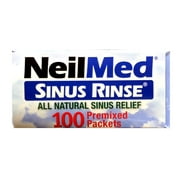 (6 pack) NeilMed Sinus Rinse Premixed Refill Packets, 100 Ct