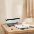 thumbnail image 3 of Clear Pencil Bag with Zipper, Transparent Pen Pouch, Multifunctional Travel Toiletry Cosmetic Makeup Bag, Stationery Organizer, 3 of 5