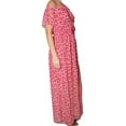 thumbnail image 4 of Michael Michael Kors Off-The-Shoulder Floral Print Maxi Dress (Raspberry, 4), 4 of 6