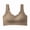 Coffee color, variant on No Underwire Push Up Bra wirefree pull on bra with full coverage support