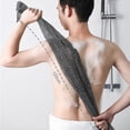 thumbnail image 2 of Bewildely 2 piezas de esponja exfoliante para hombres y mujeres 2 piezas de toalla de ducha exfoliante de espalda japonesa Toallas y Paños D, 2 of 6