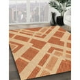 thumbnail image 3 of Ahgly Company Machine Washable Indoor Round Transitional Orange Red Orange Area Rugs, 8' Round, 3 of 7