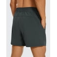 thumbnail image 2 of CRZ YOGA Men's Linerless Workout Shorts 5'' Lightweight Quick Dry for Running Sports Athletic Gym with Pockets, 2 of 5