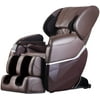 BestMassage Zero Chair Gravity Full Body Massage Chair with Foot Rollers Built-in Heat Therapy Air Massage System, Brown